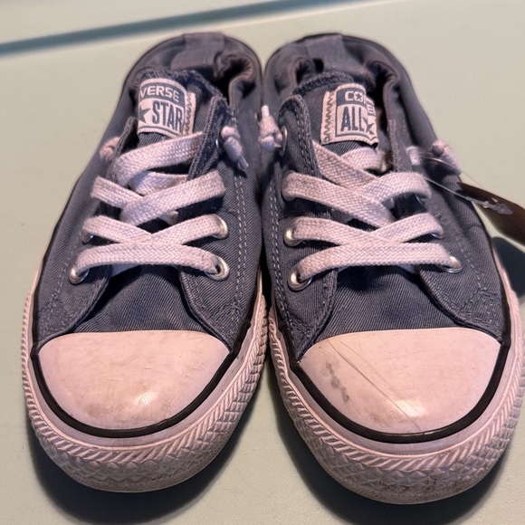 Converse Women's Navy Blue Sneakers - Picture 2 of 4